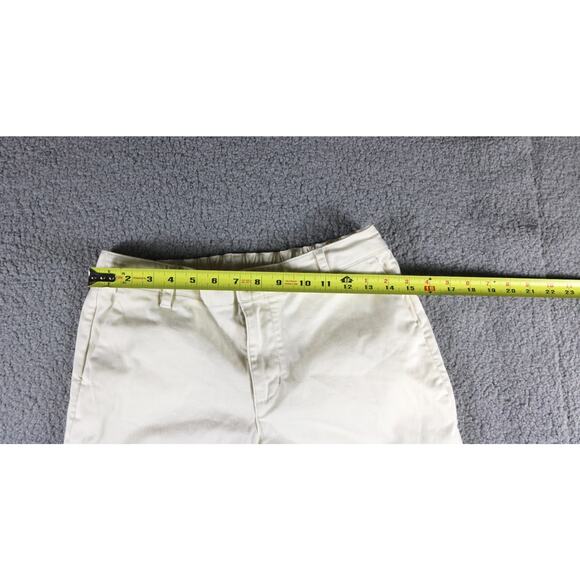 Pact Pants Womens Medium Beige Khaki Chino Organic Cotton Zip Elastic Waist - Picture 4 of 7